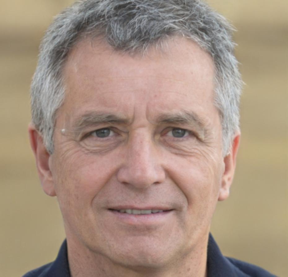 Retrato profesional de instructor de finanzas