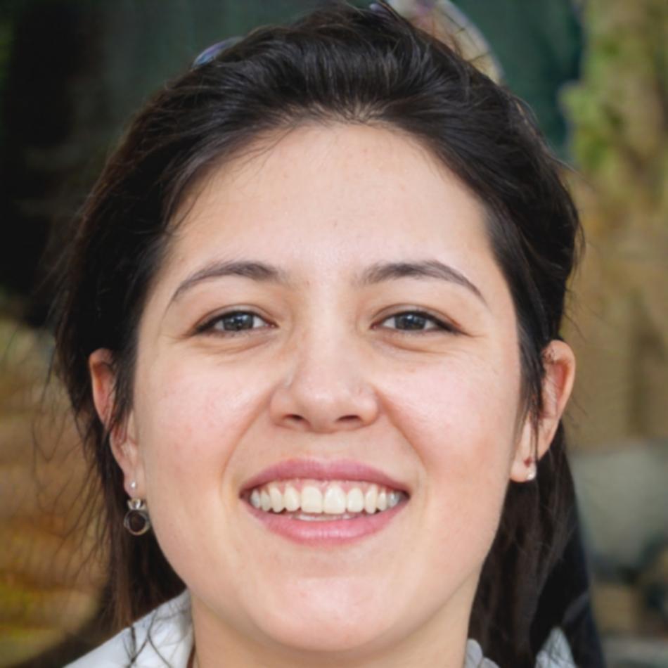 Retrato profesional de instructora especialista en ahorro